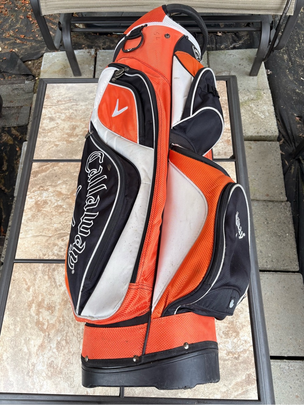 Callaway Orange, Black & White Stand Golf Bag